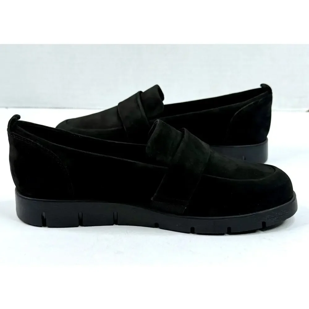 Rockport Women's Ramone Casual Slip-On Almond Toe Loafers Size 6.5W Black NWT